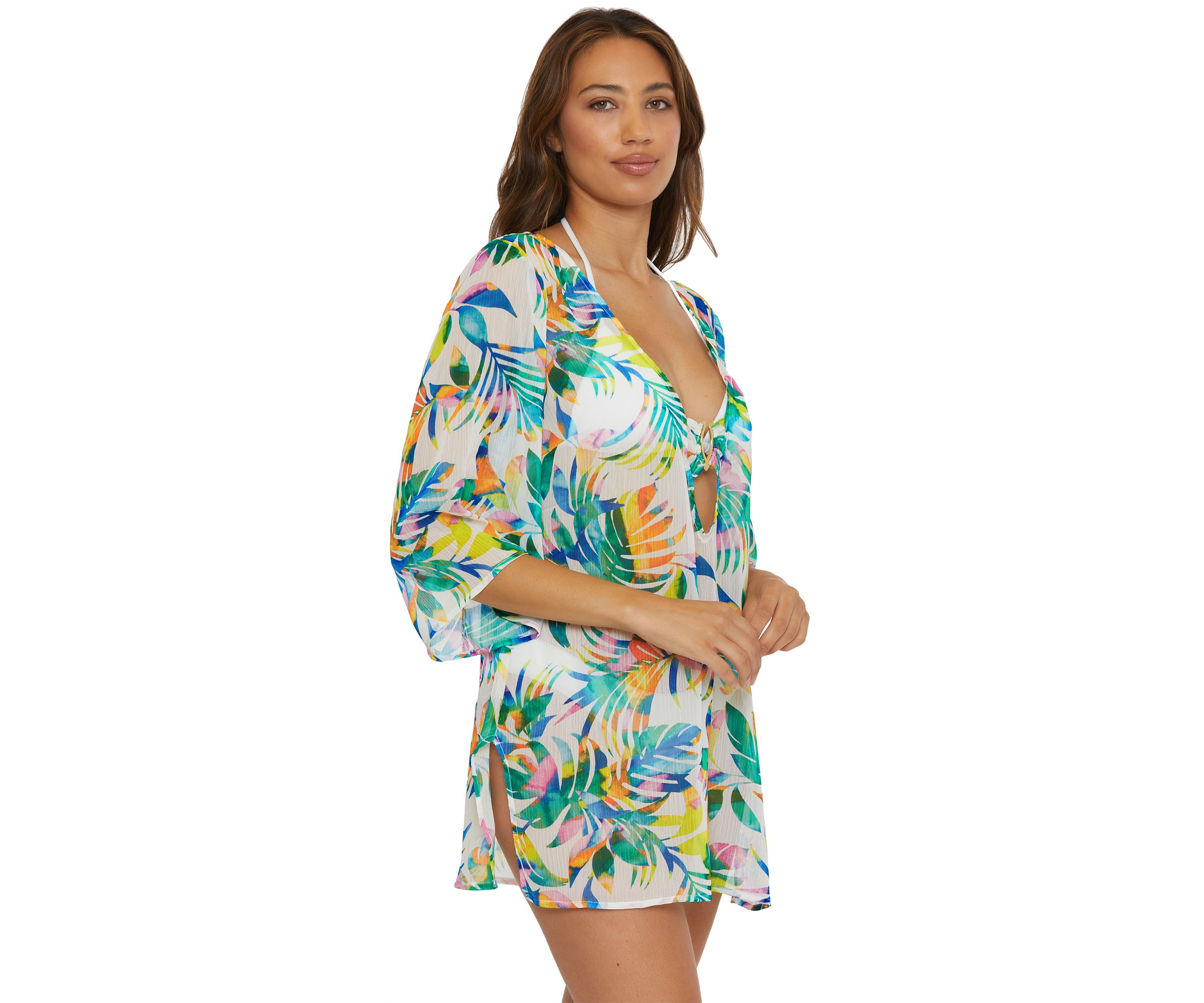 Isla Verde Tropical Swim Cover Up