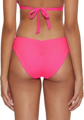 Modern Edge Solid Hipster Swim Bottoms