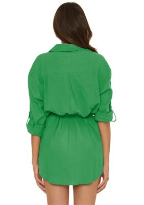 Gauzy Swim Cover Up Shirtdress