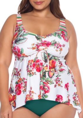 shapesolver plus size prairie dance swim collectio