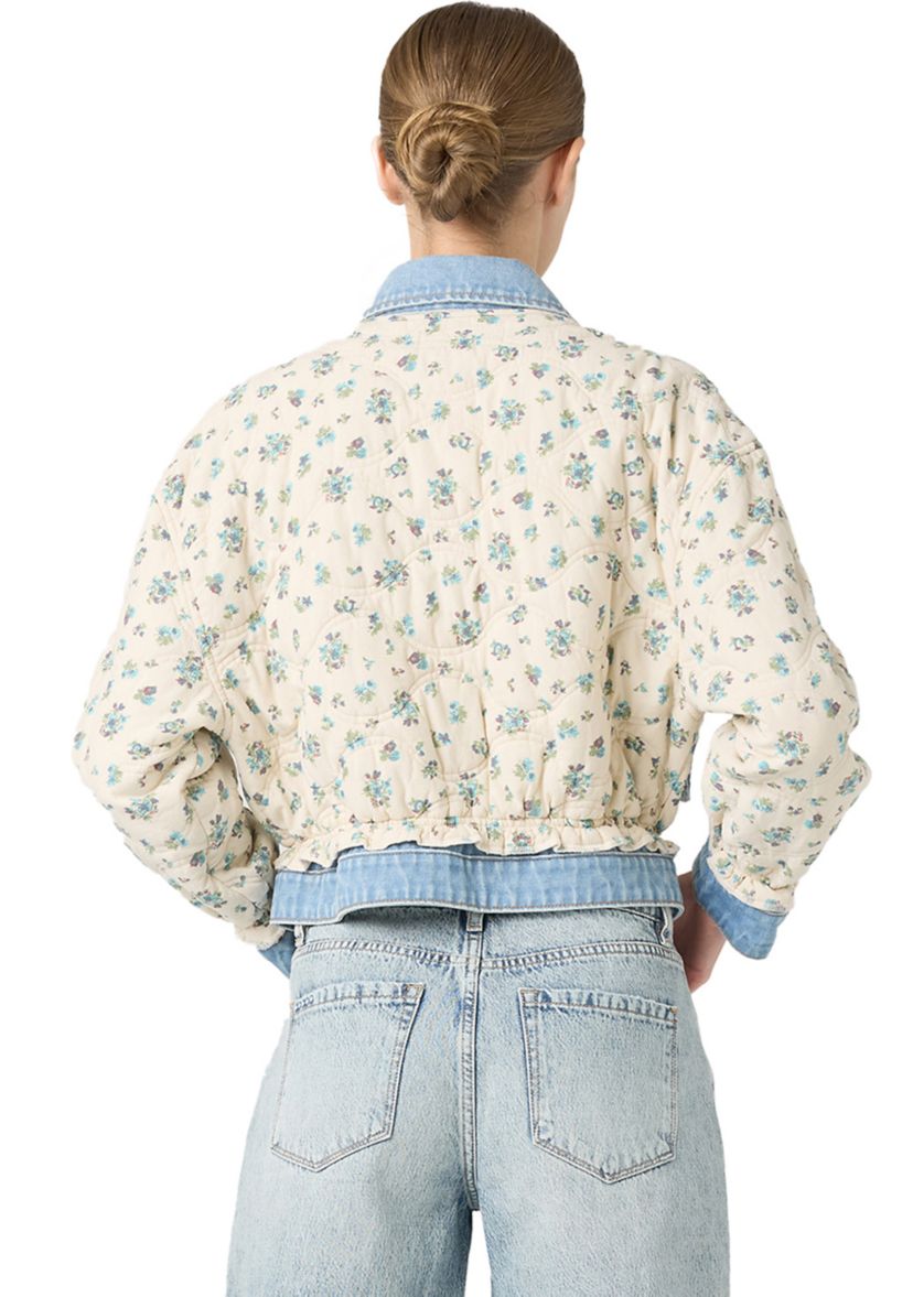 Womens Quilted Jean Jacket