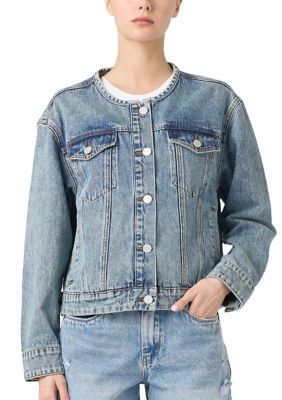 BLANK NYC Women's Heads Up Denim Jacket, Large
