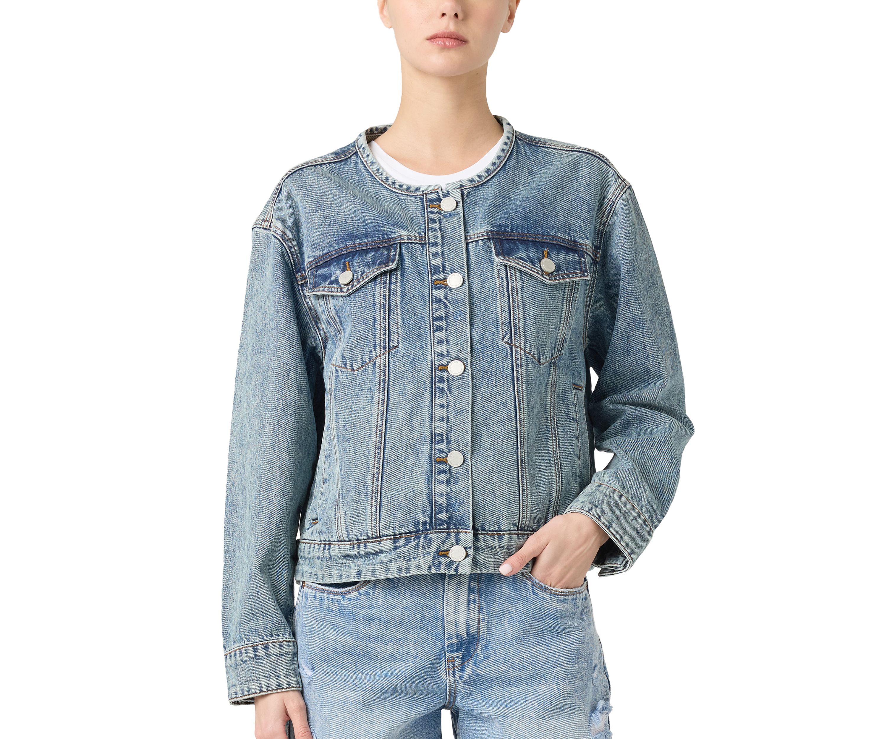 Womens Heads Up Denim Jacket