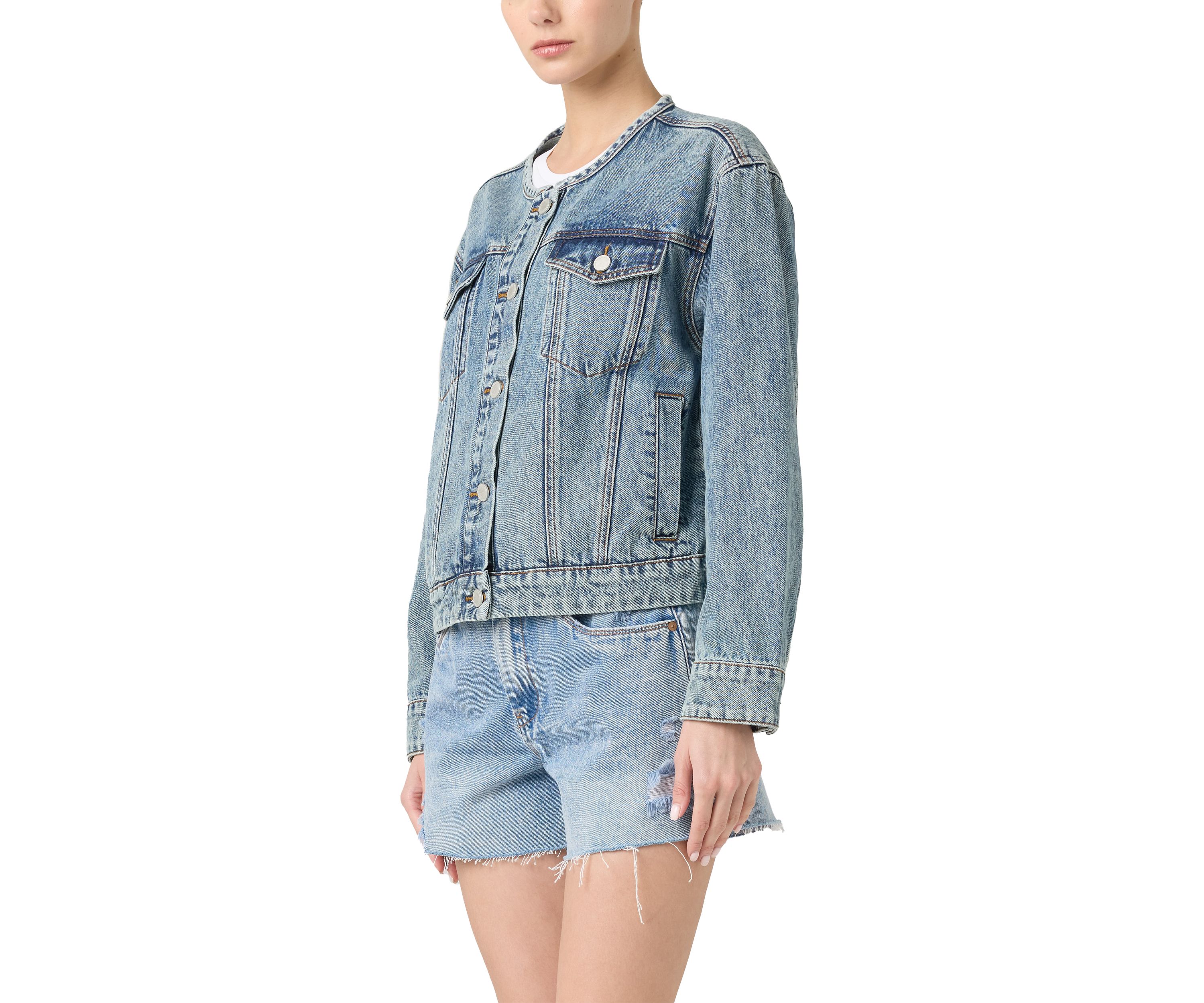 Womens Heads Up Denim Jacket