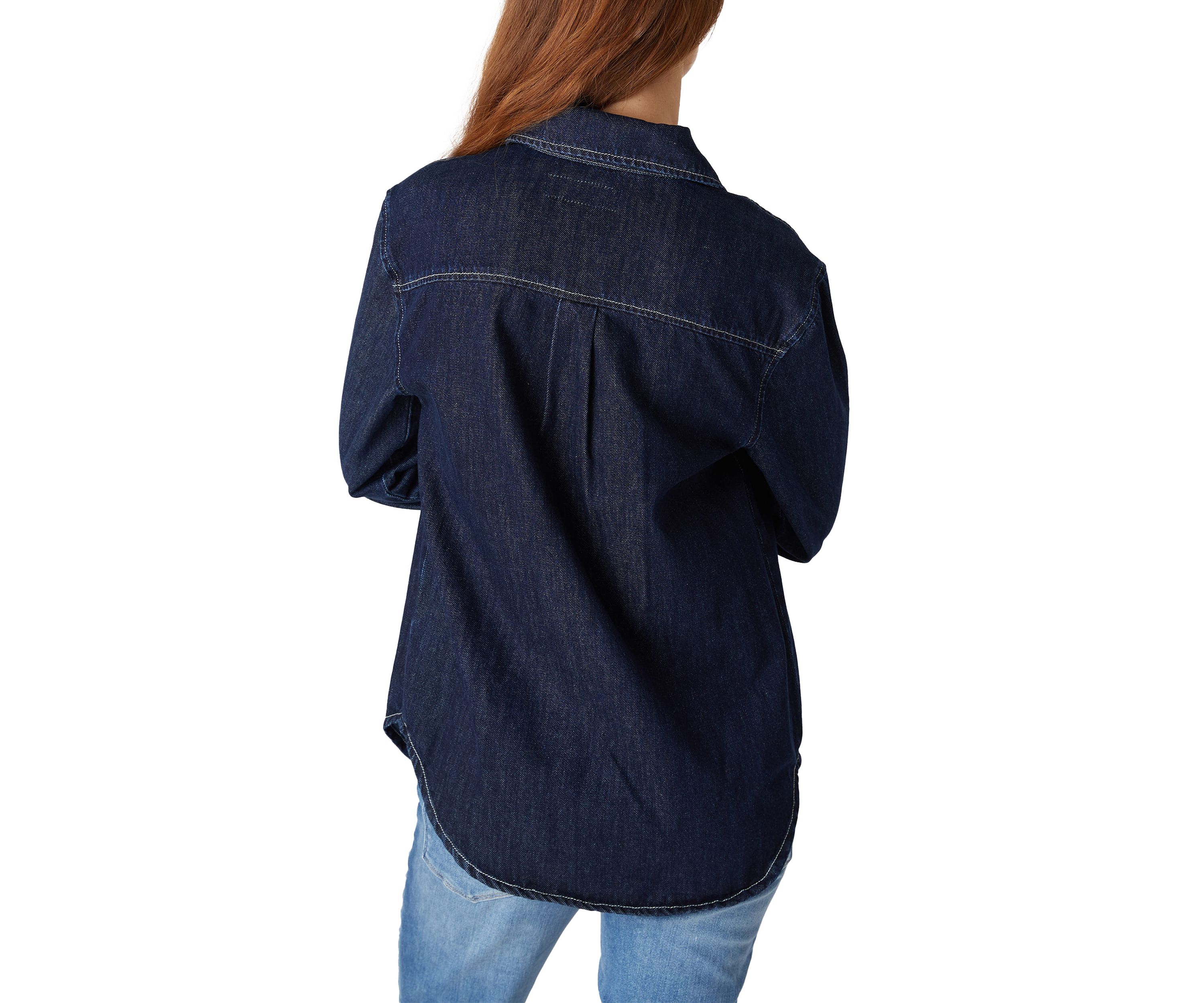 Womens Shot Caller Denim Shirt