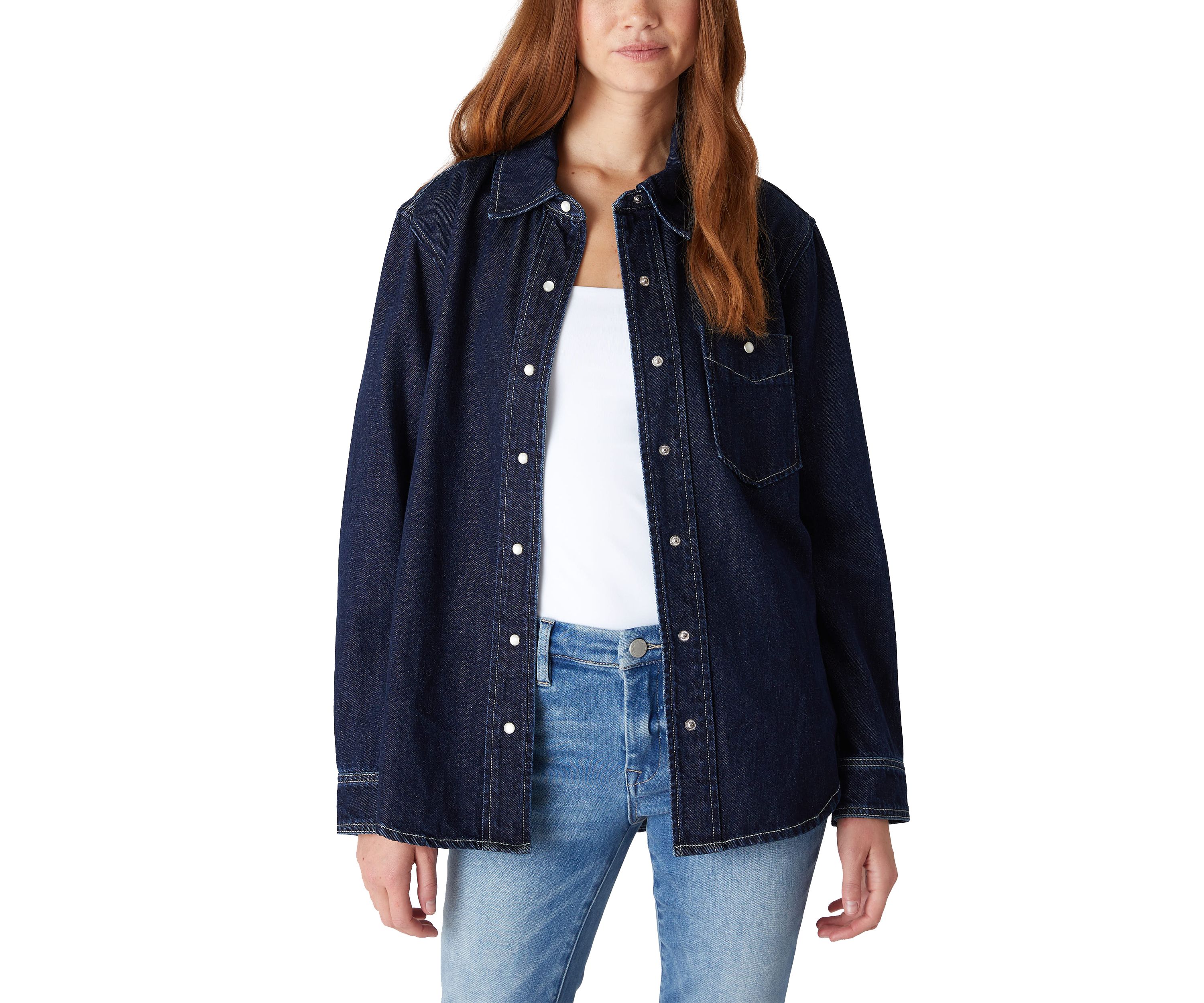 Womens Shot Caller Denim Shirt