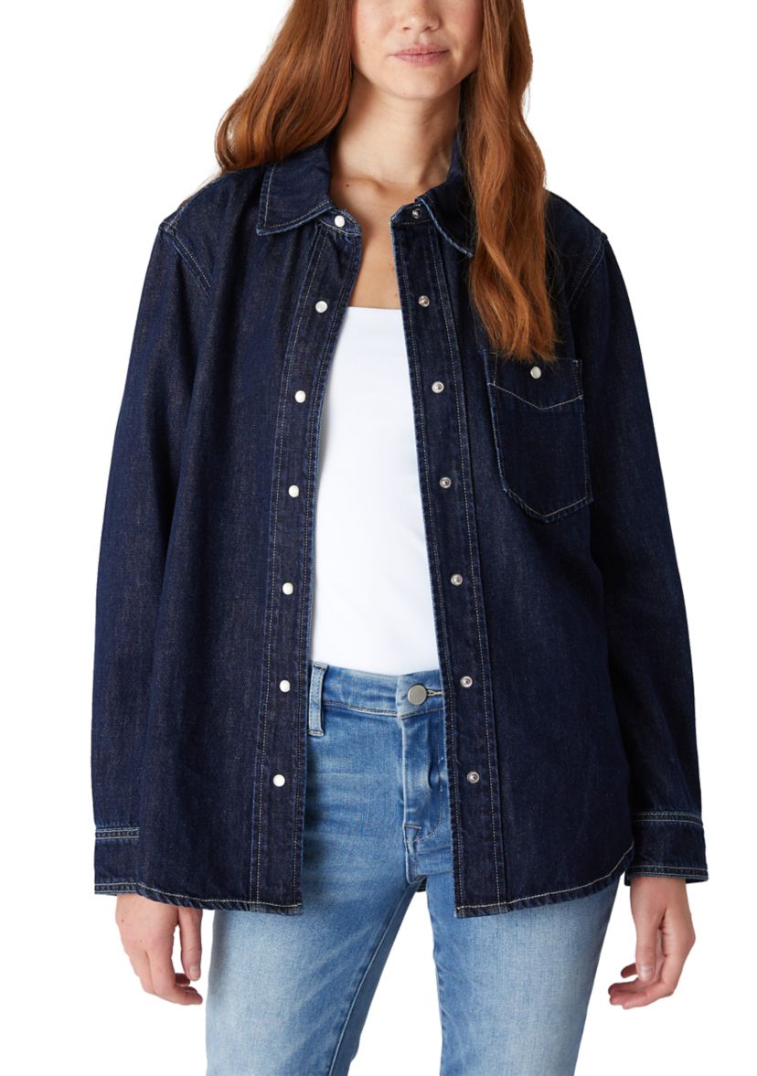 Womens Shot Caller Denim Shirt