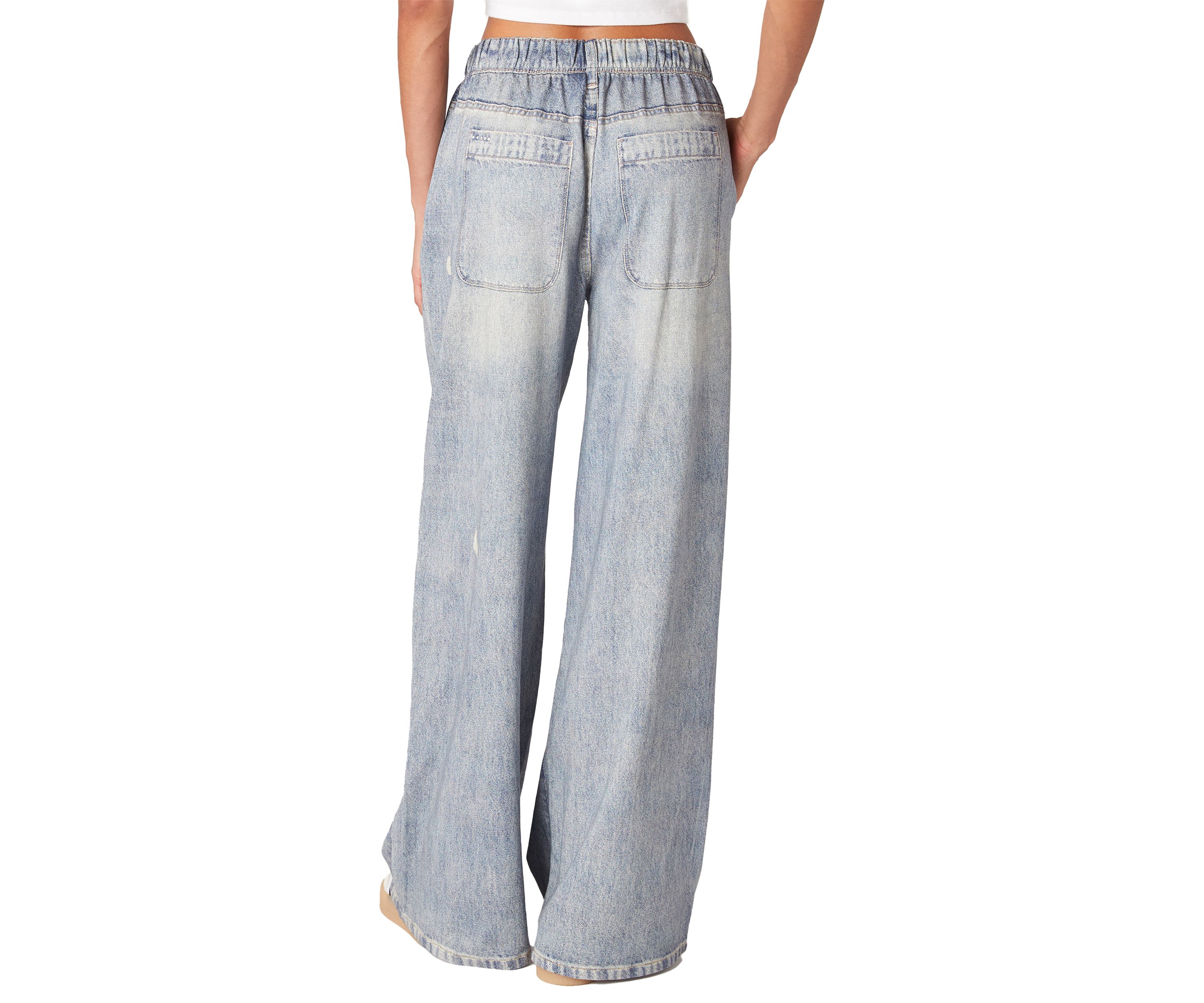 Womens Printed French Terry Pull On Pants
