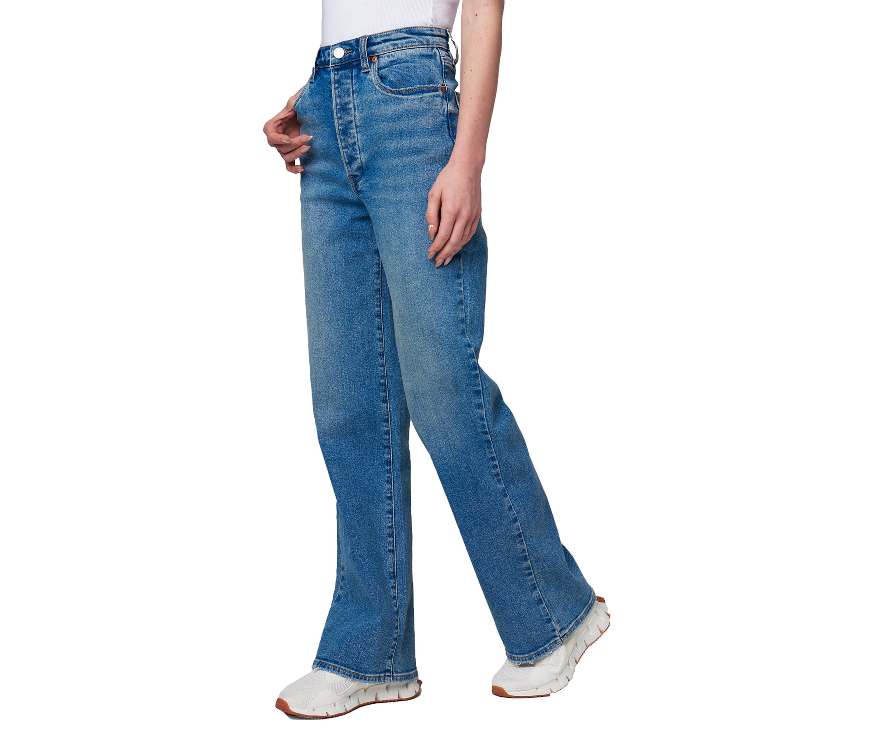 Womens The Franklin Wide Leg Jeans in Mixtape