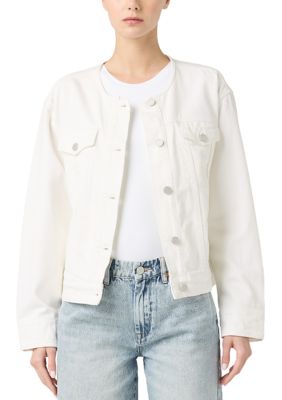 BLANK NYC Women's Head in the Clouds Denim Jacket, Large