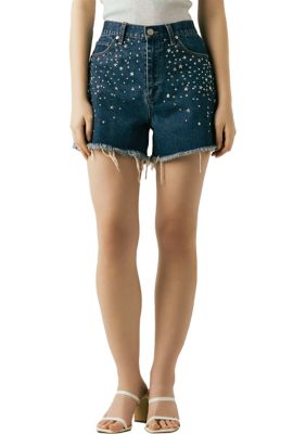 BLANK NYC Women's Silver Dreams Shorts, 29