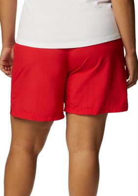 QLEICOM Womens Athletic Shorts, Plus Size Shorts, 2PCStretch