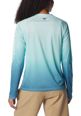 Columbia Women's Flamingo Bay LS Shirt, XXL / Tropicana | Bee Clean Marine