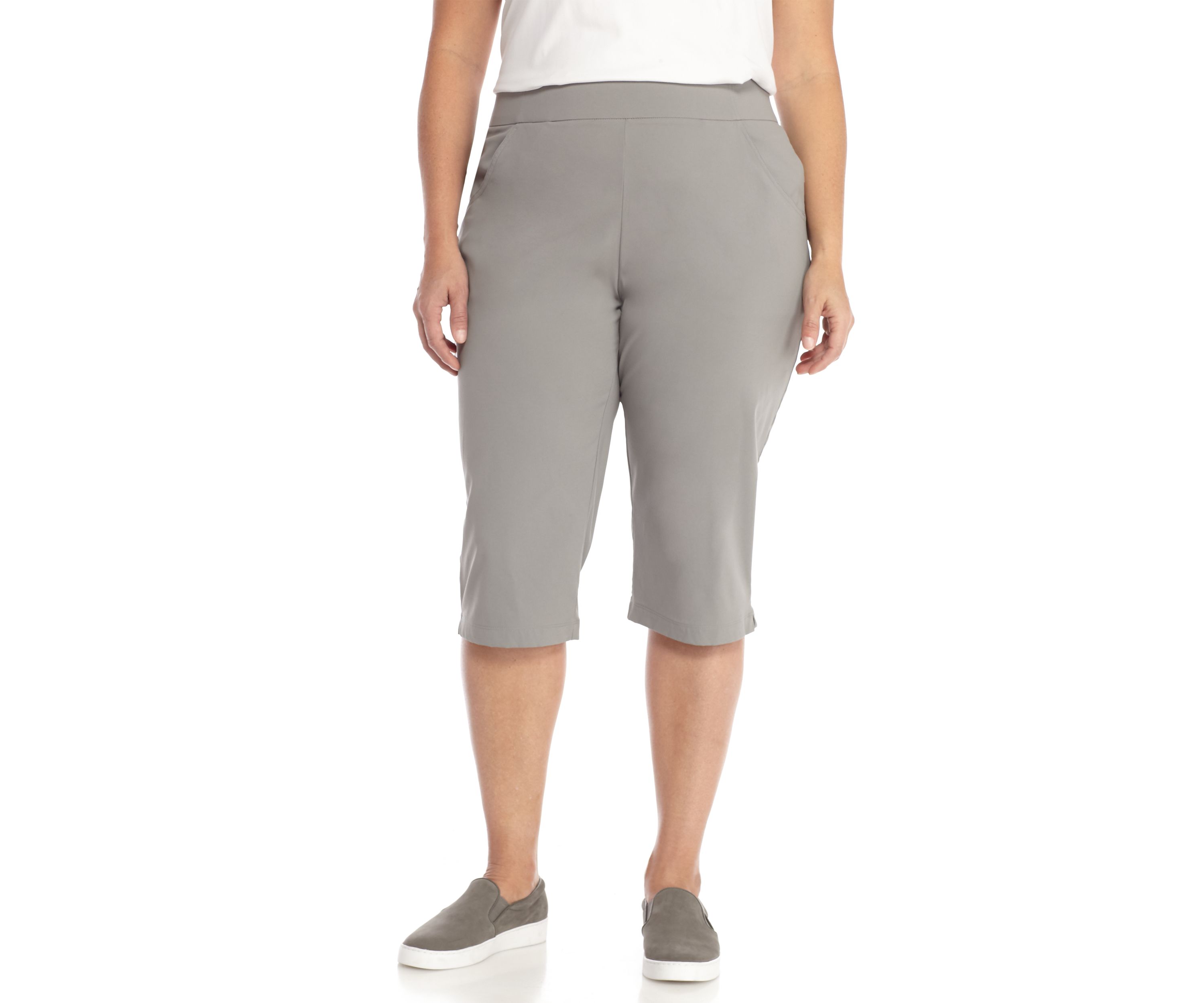 Plus Size Anytime Casual Capris
