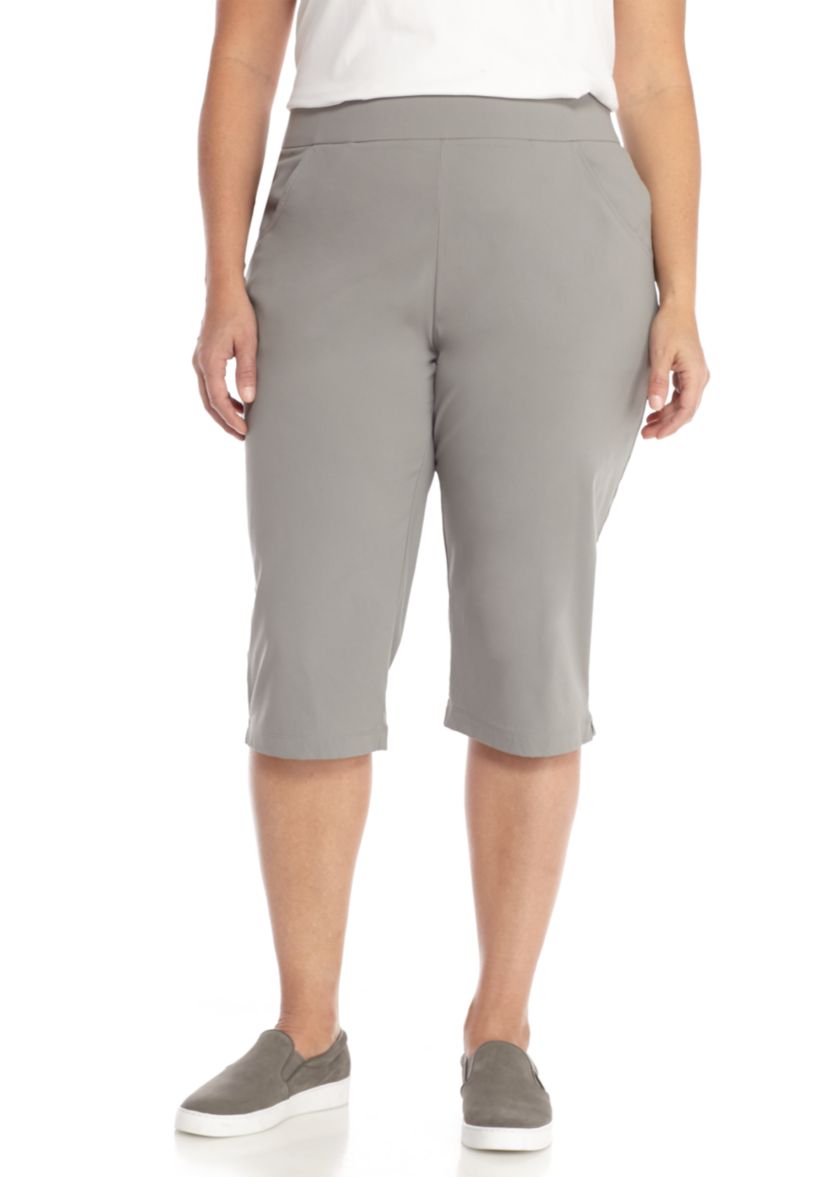 Plus Size Anytime Casual Capris