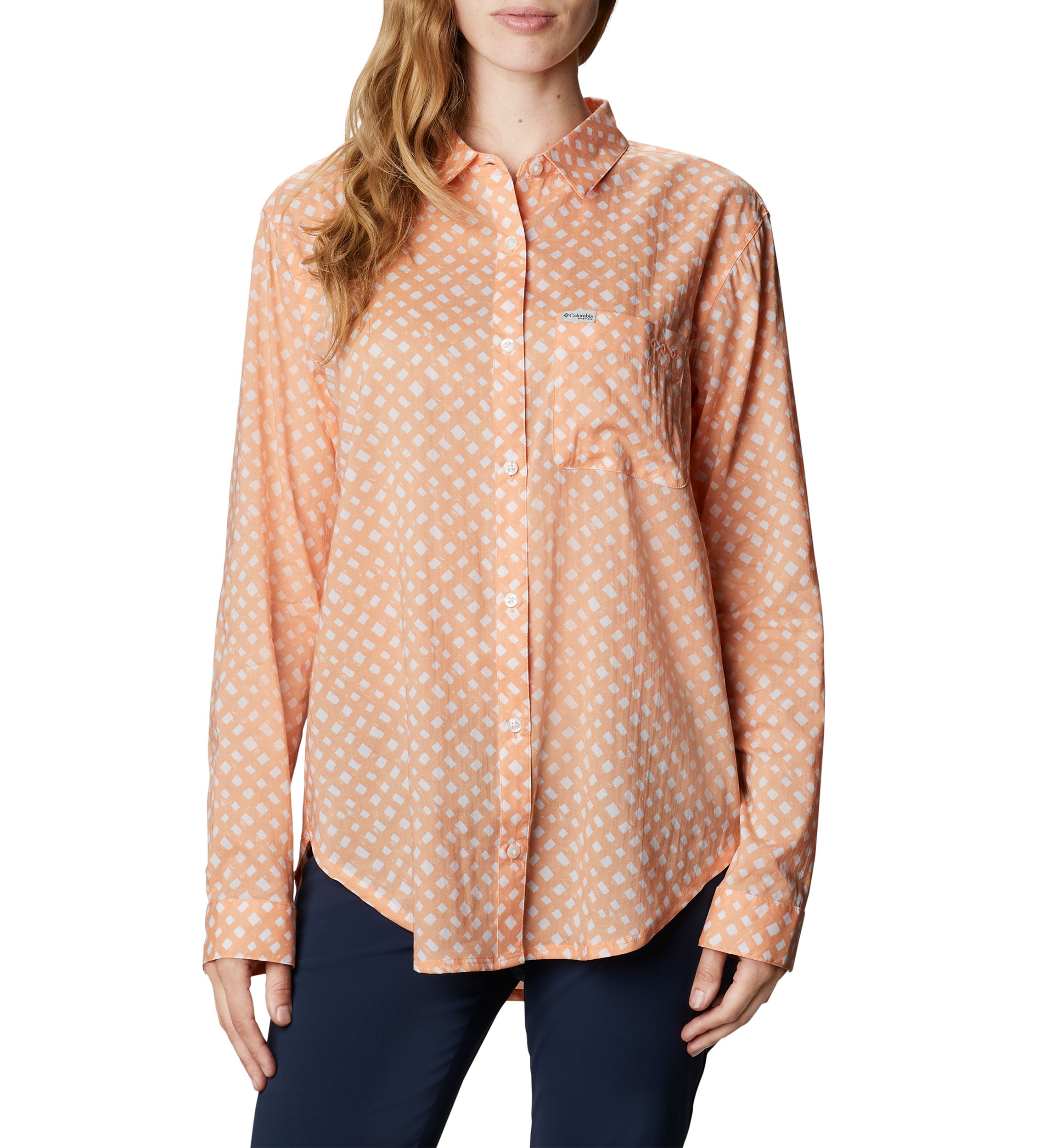 Womens Slack Water™ Woven Long Sleeve Shirt