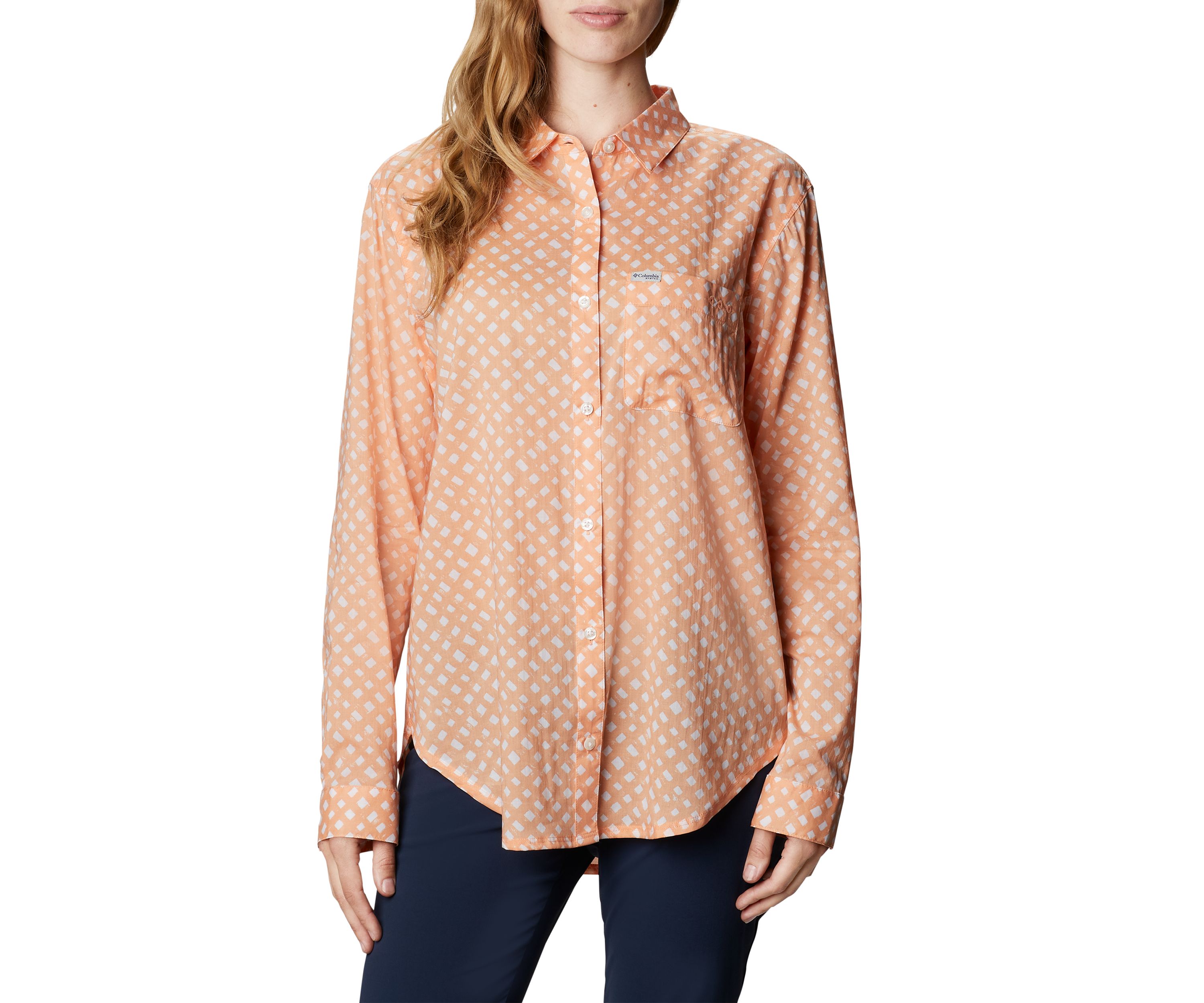 Womens Slack Water™ Woven Long Sleeve Shirt