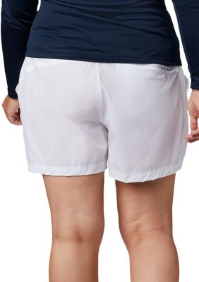 QLEICOM Womens Athletic Shorts, Plus Size Shorts, Mauritius