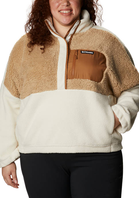 Columbia Plus Size Lodge&trade; Sherpa Pullover Sweatshirt