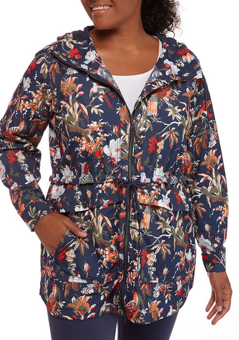 Plus Size West Bluff Printed Jacket