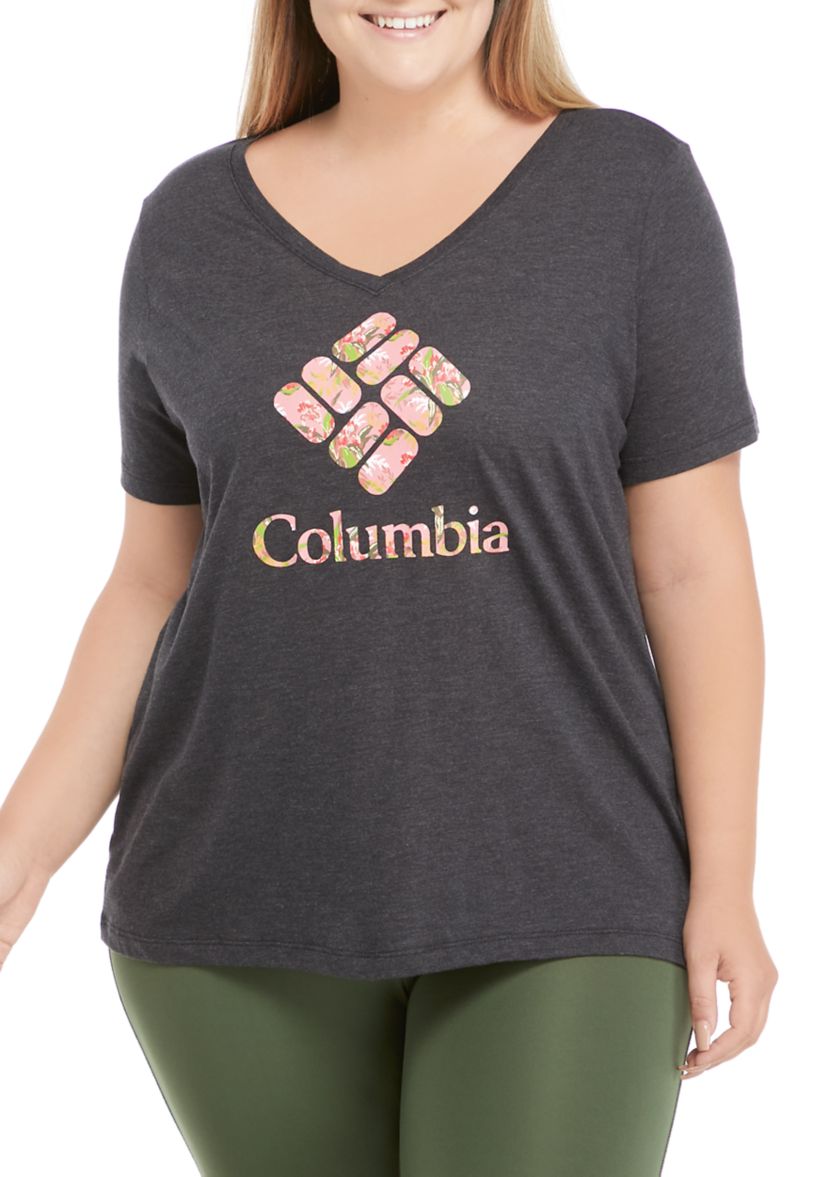 Plus Size Bluebird Day™ Relaxed V-Neck T-Shirt