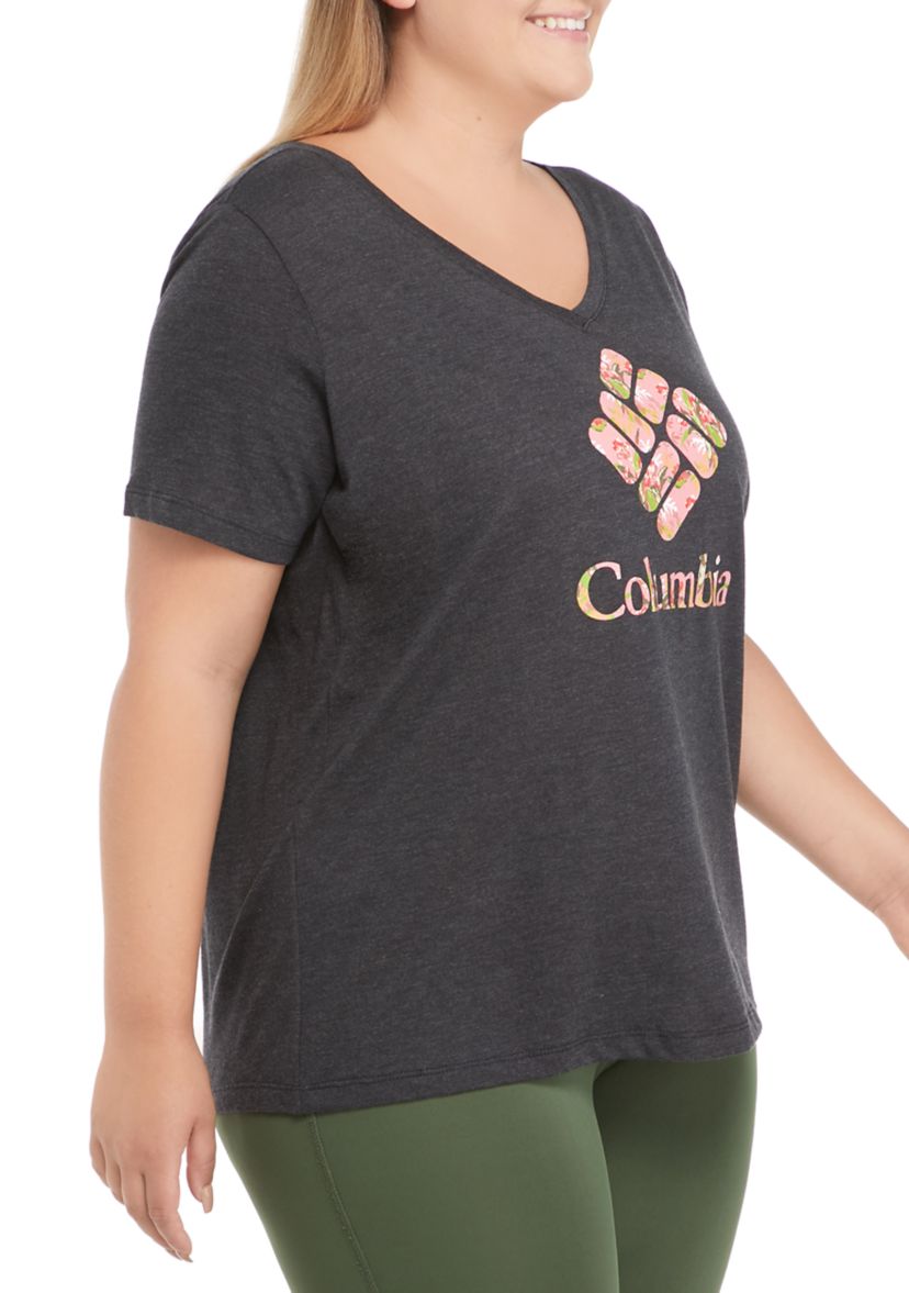Plus Size Bluebird Day™ Relaxed V-Neck T-Shirt