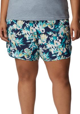 Plus Printed Stretch Water Shorts