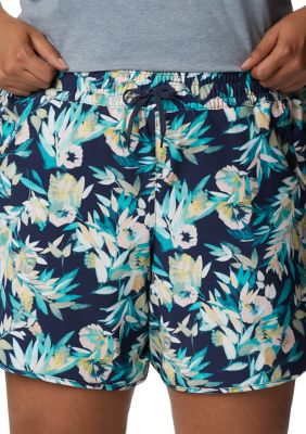 Plus Printed Stretch Water Shorts