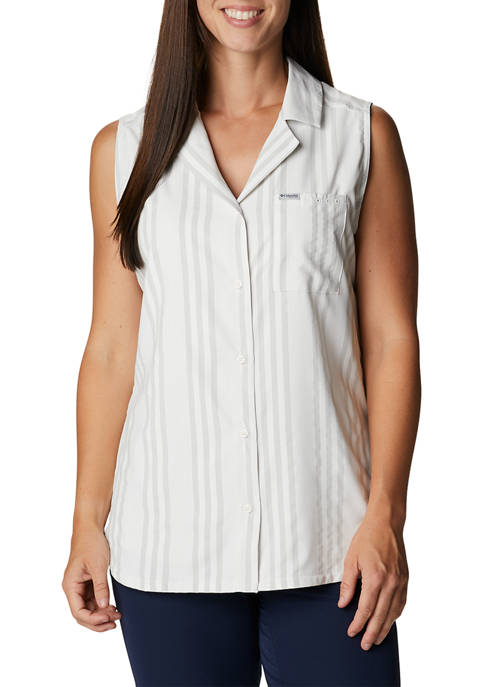 Columbia Womens Sun Drifter&trade; Woven Sleeveless Shirt