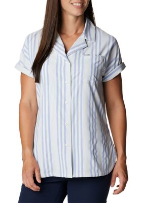 Wonderly Women's Split Neck Short Sleeve Shirt | belk