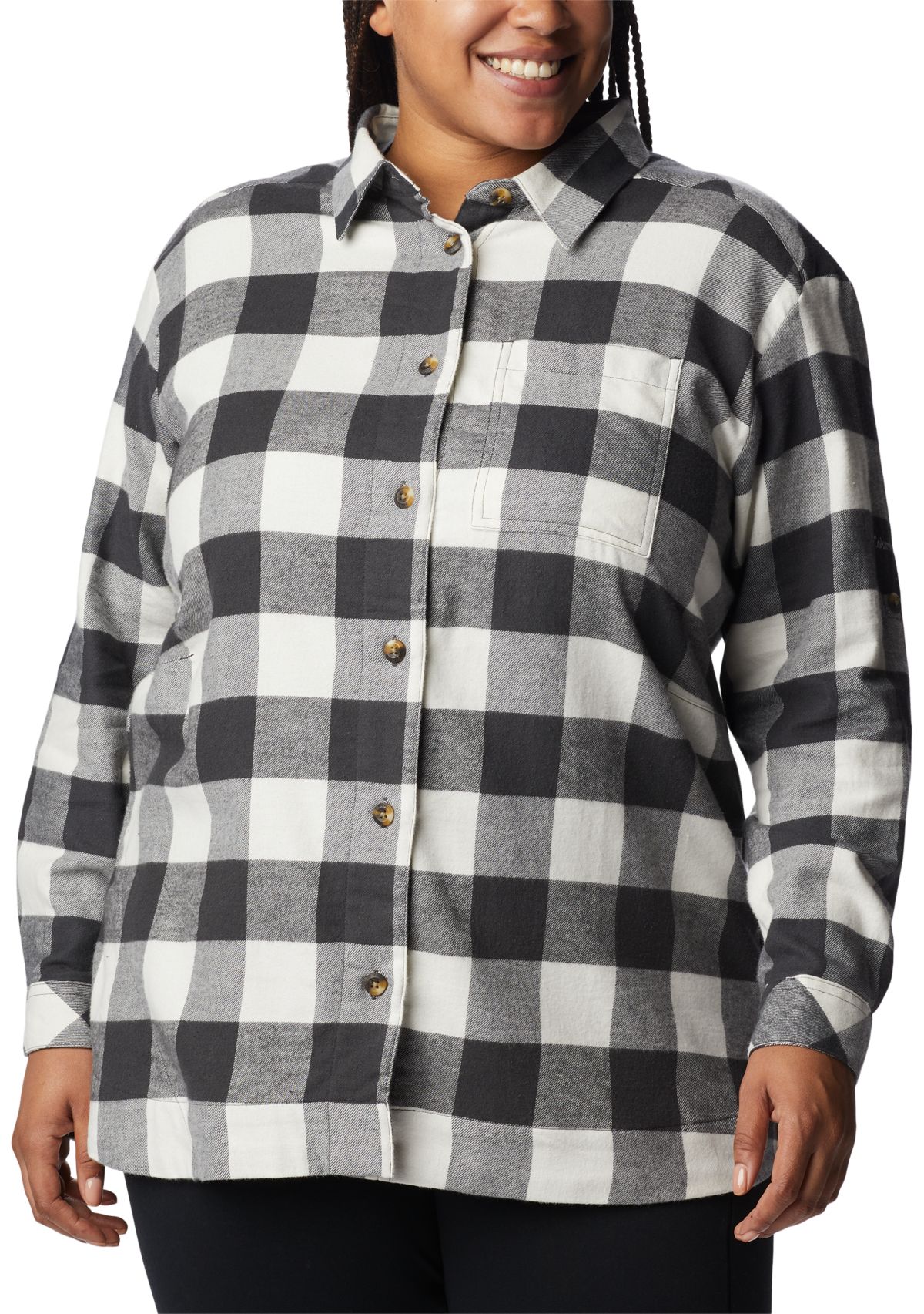 Plus Size Holly Hideaway™ Flannel Shirt