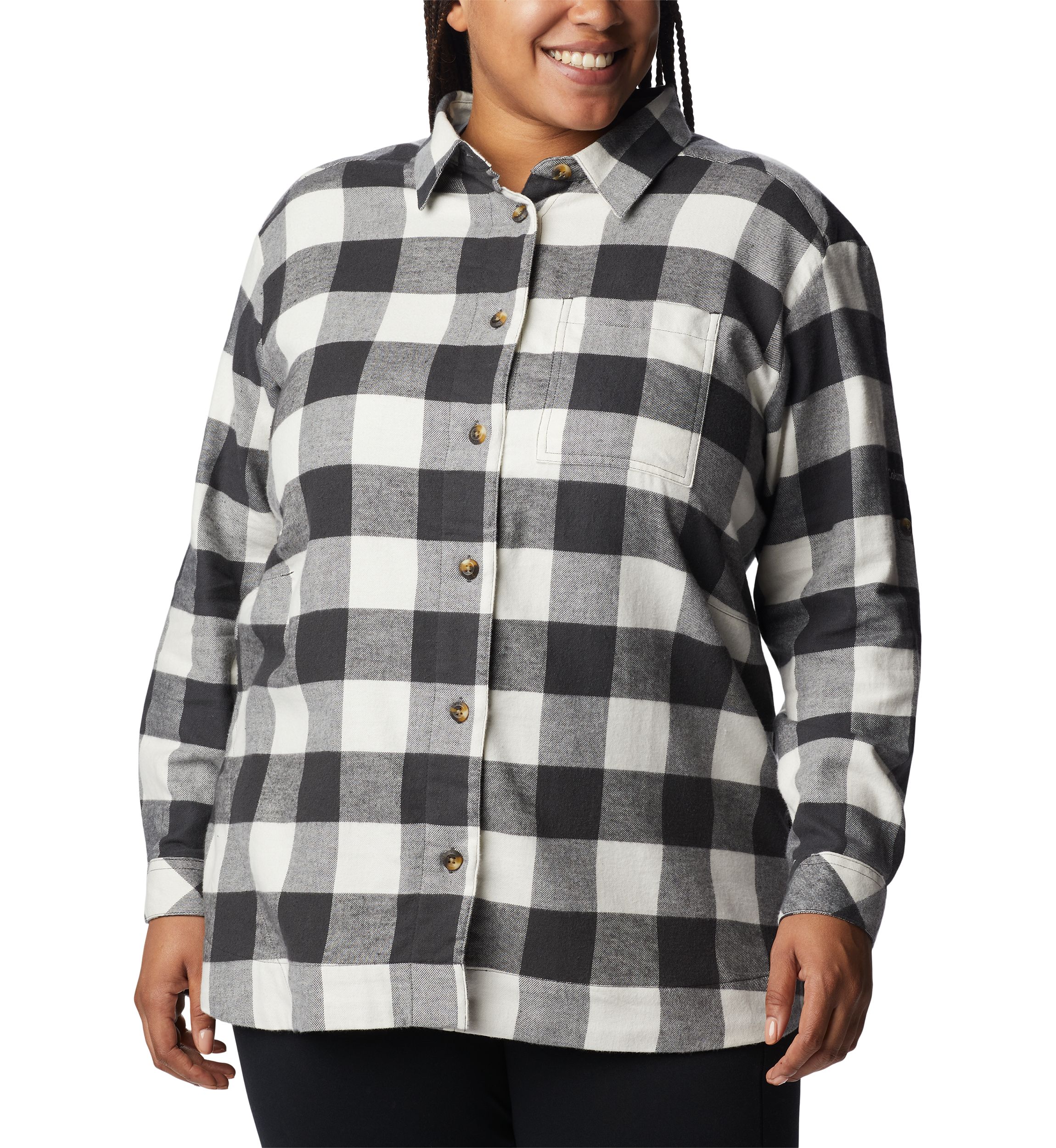 Plus Size Holly Hideaway™ Flannel Shirt