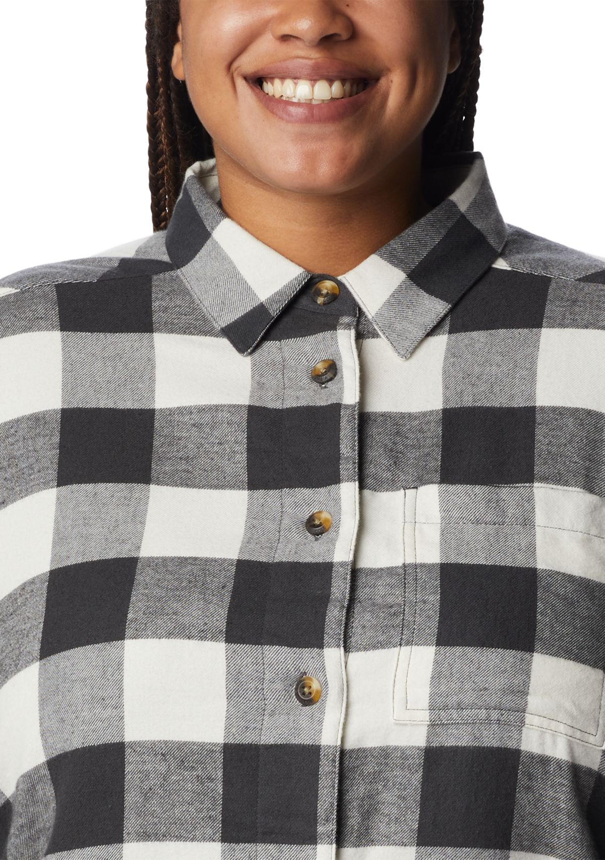Plus Size Holly Hideaway™ Flannel Shirt