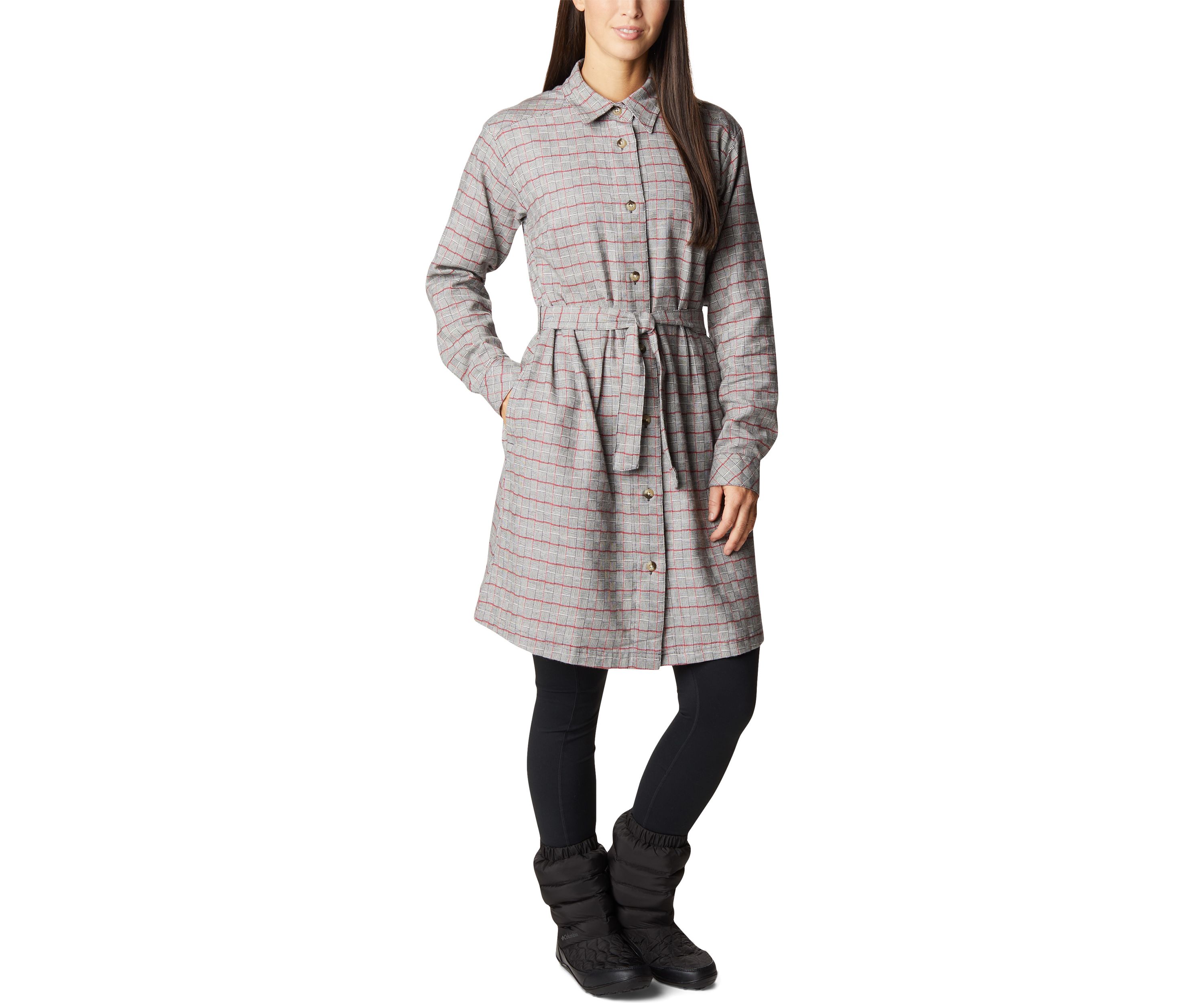 Plus Size Holly Hideaway™ Flannel Dress