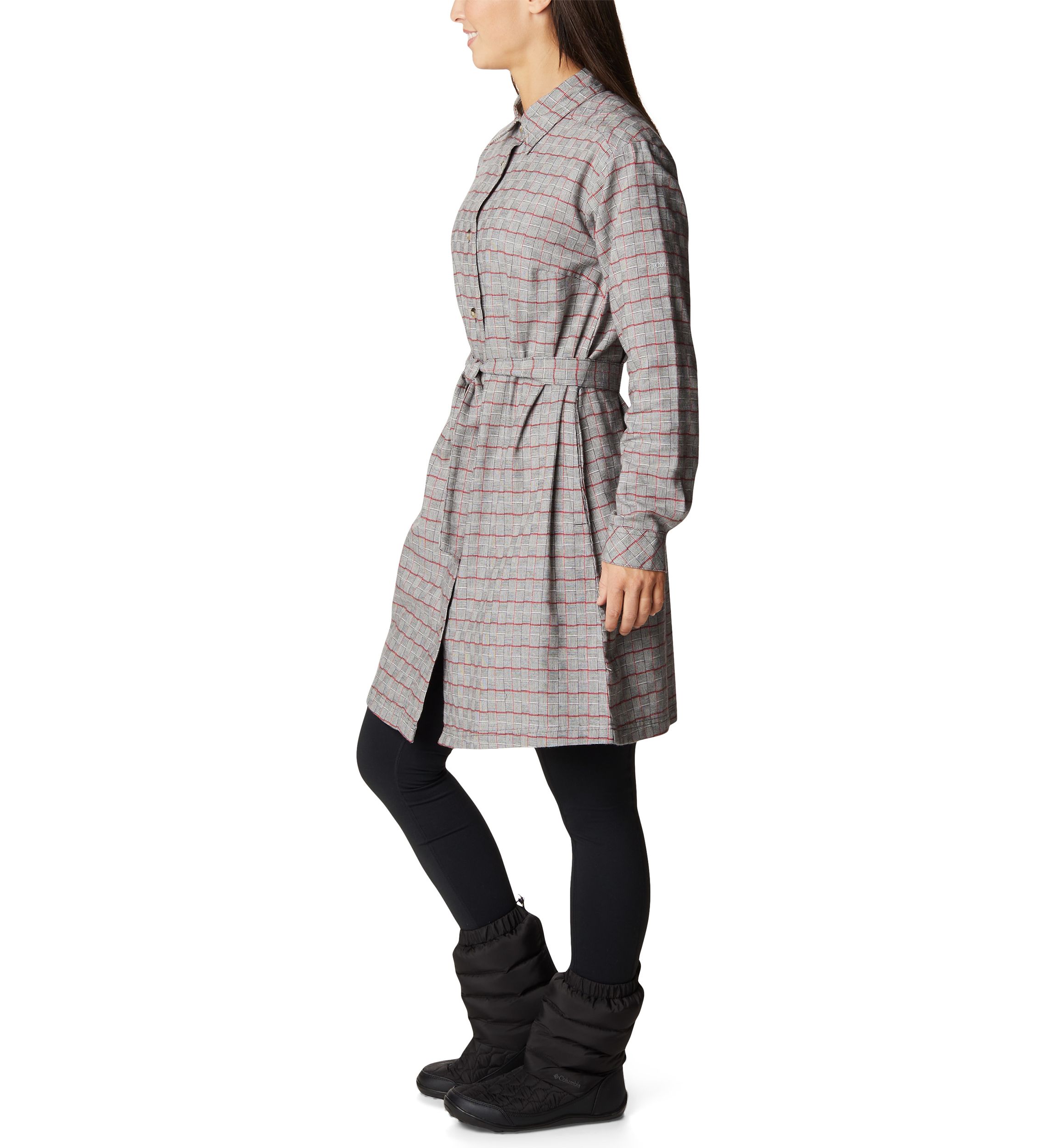 Plus Size Holly Hideaway™ Flannel Dress