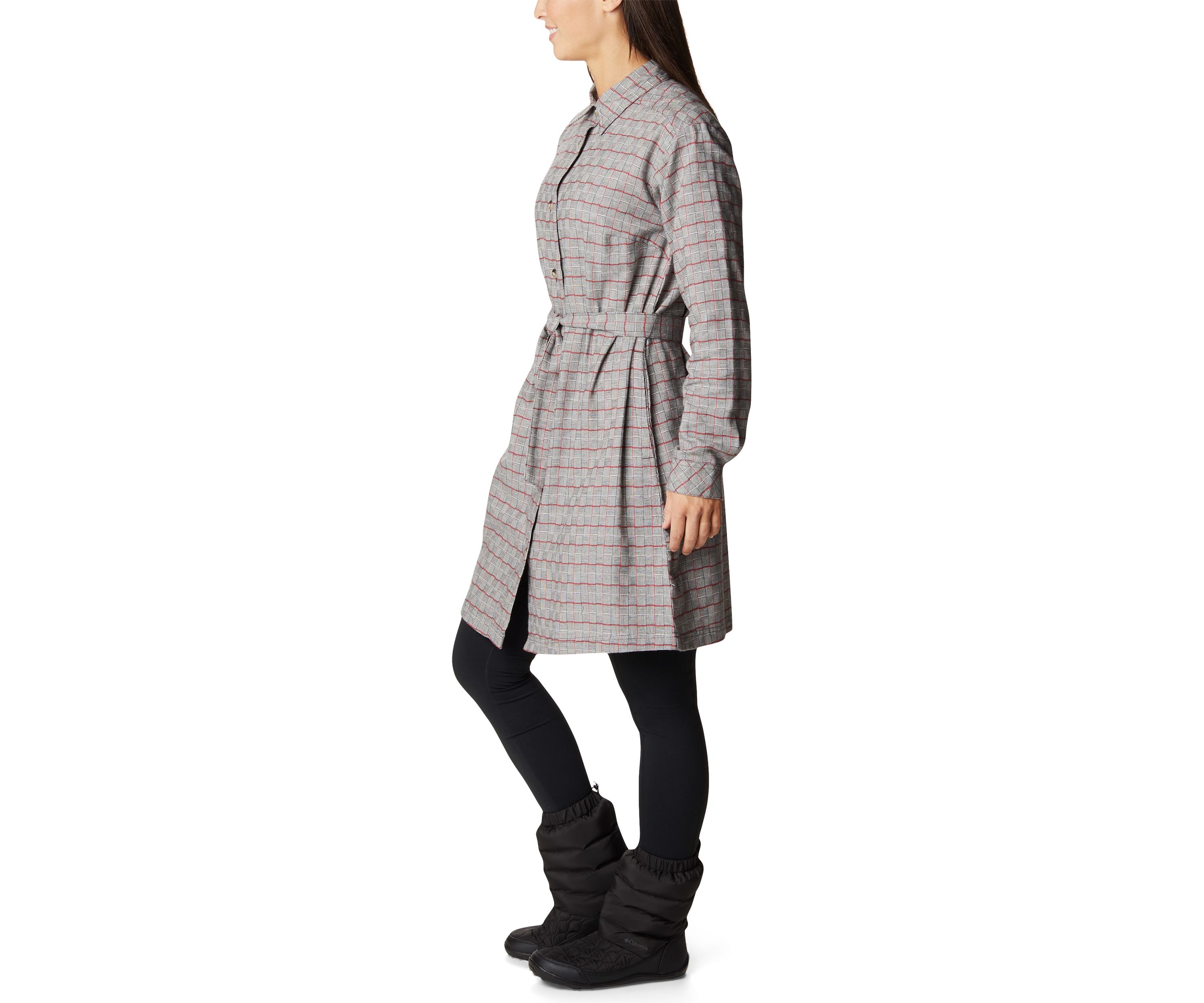 Plus Size Holly Hideaway™ Flannel Dress