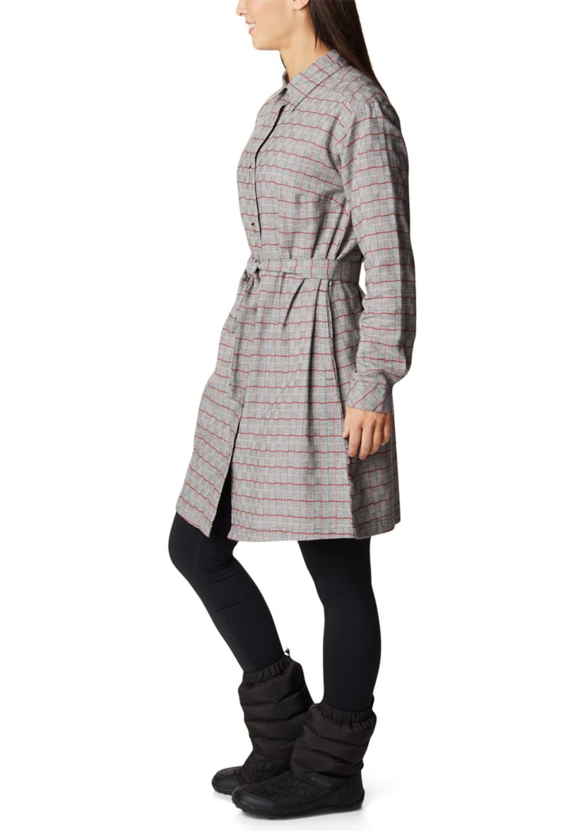 Plus Size Holly Hideaway™ Flannel Dress