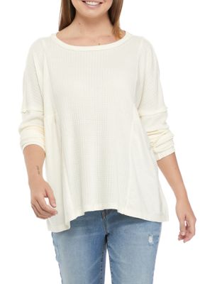 TRUE CRAFT Long Sleeve Swing Top | belk