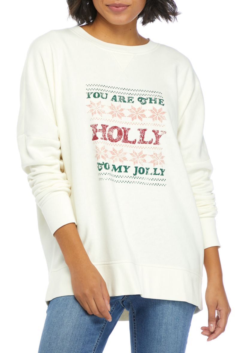 Crew Neck Graphic Sweatshirt 