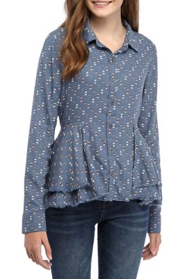 valentine's day button up shirt