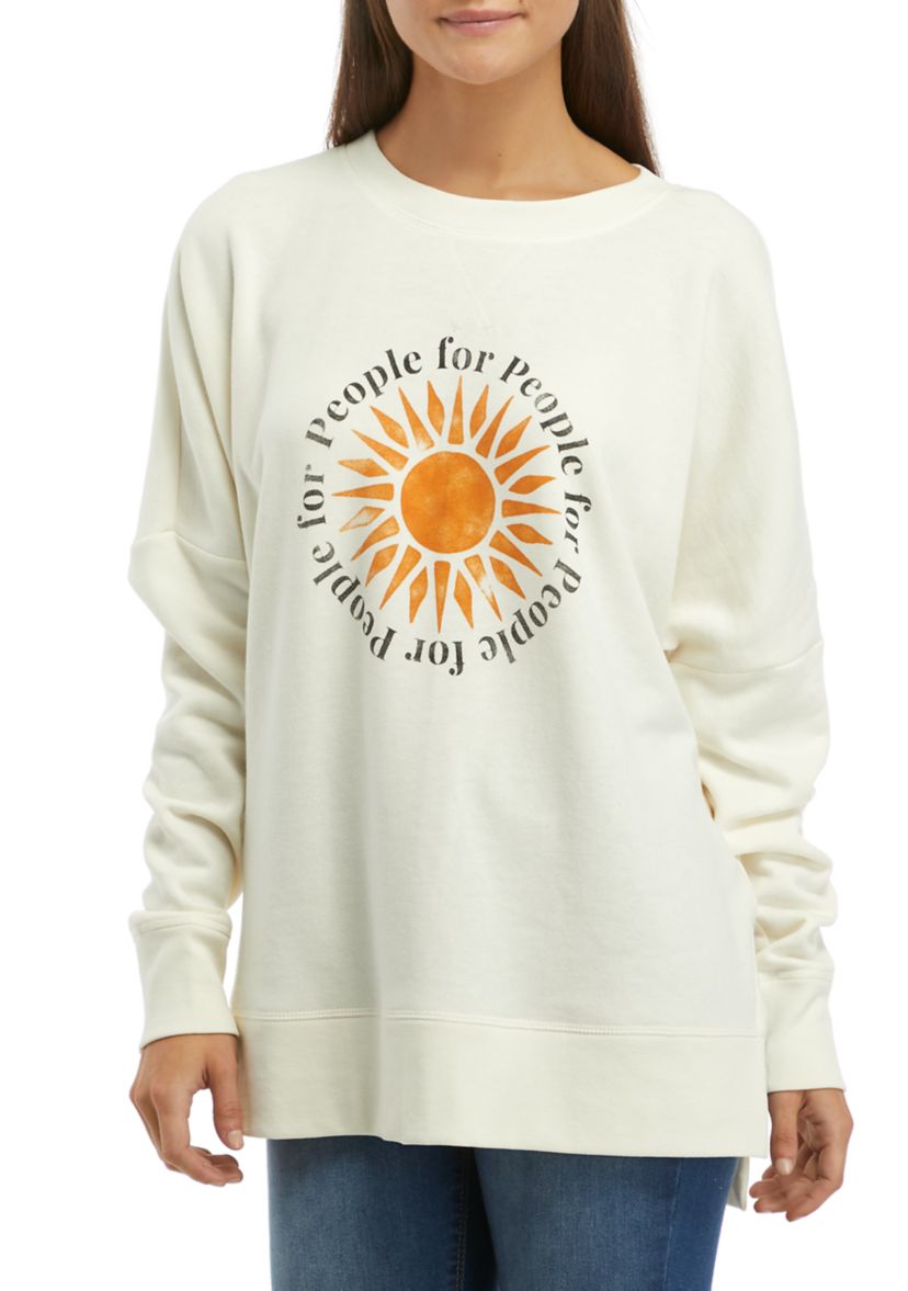 Crew Neck Graphic Sweatshirt 