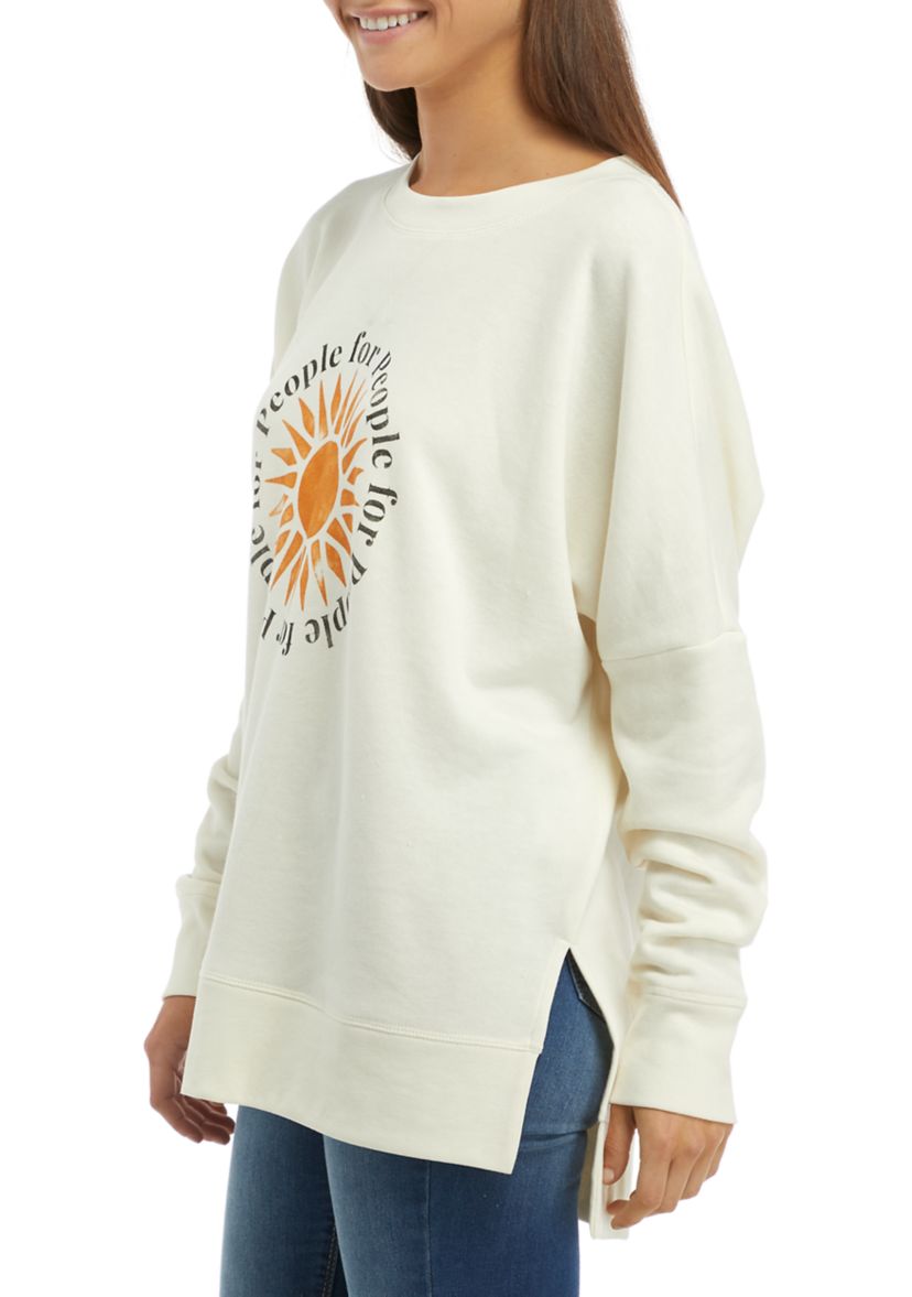Crew Neck Graphic Sweatshirt 