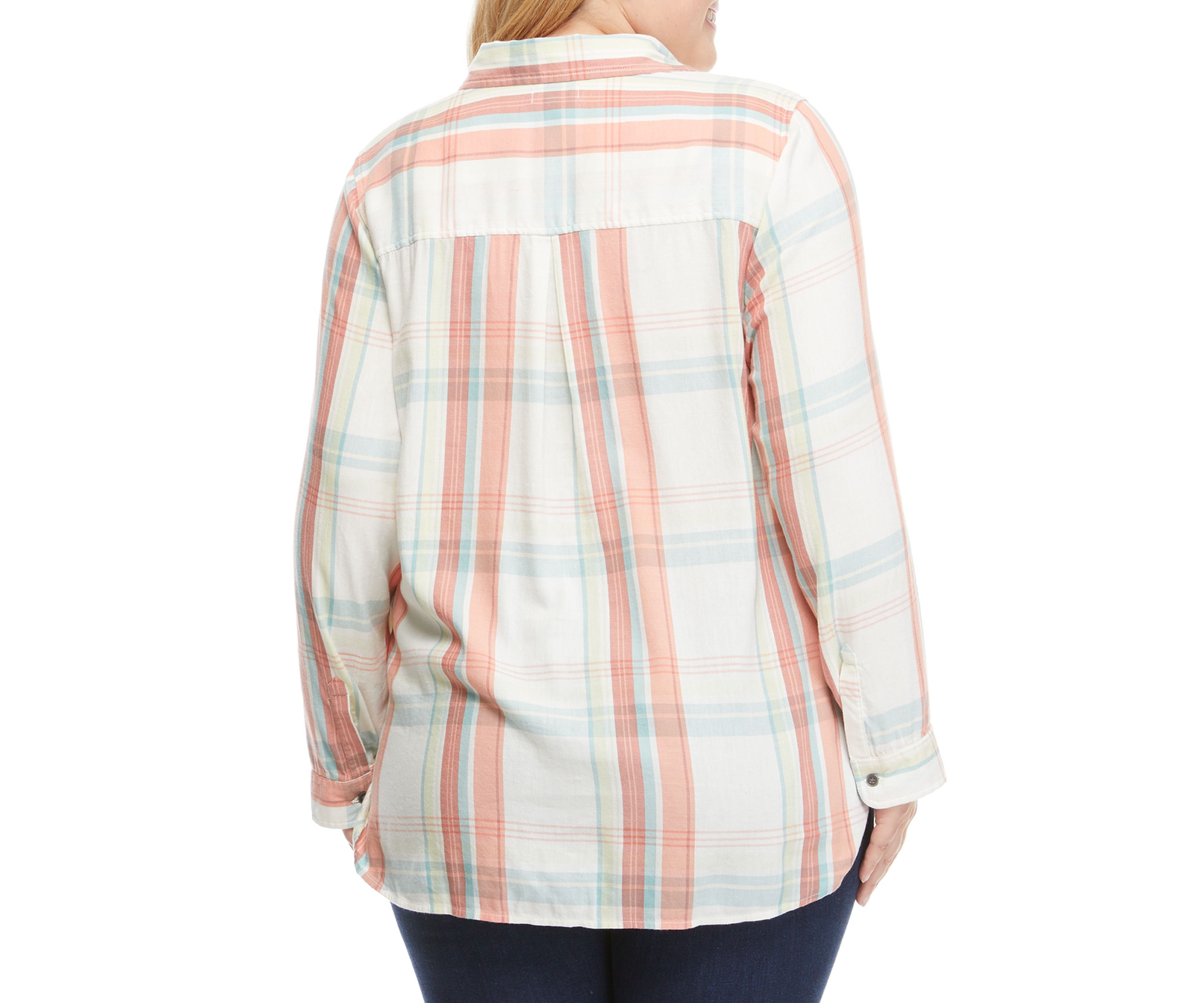 Plus Size Button Down Shirt
