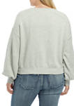 Plus Size Cropped Crew Neck Pullover