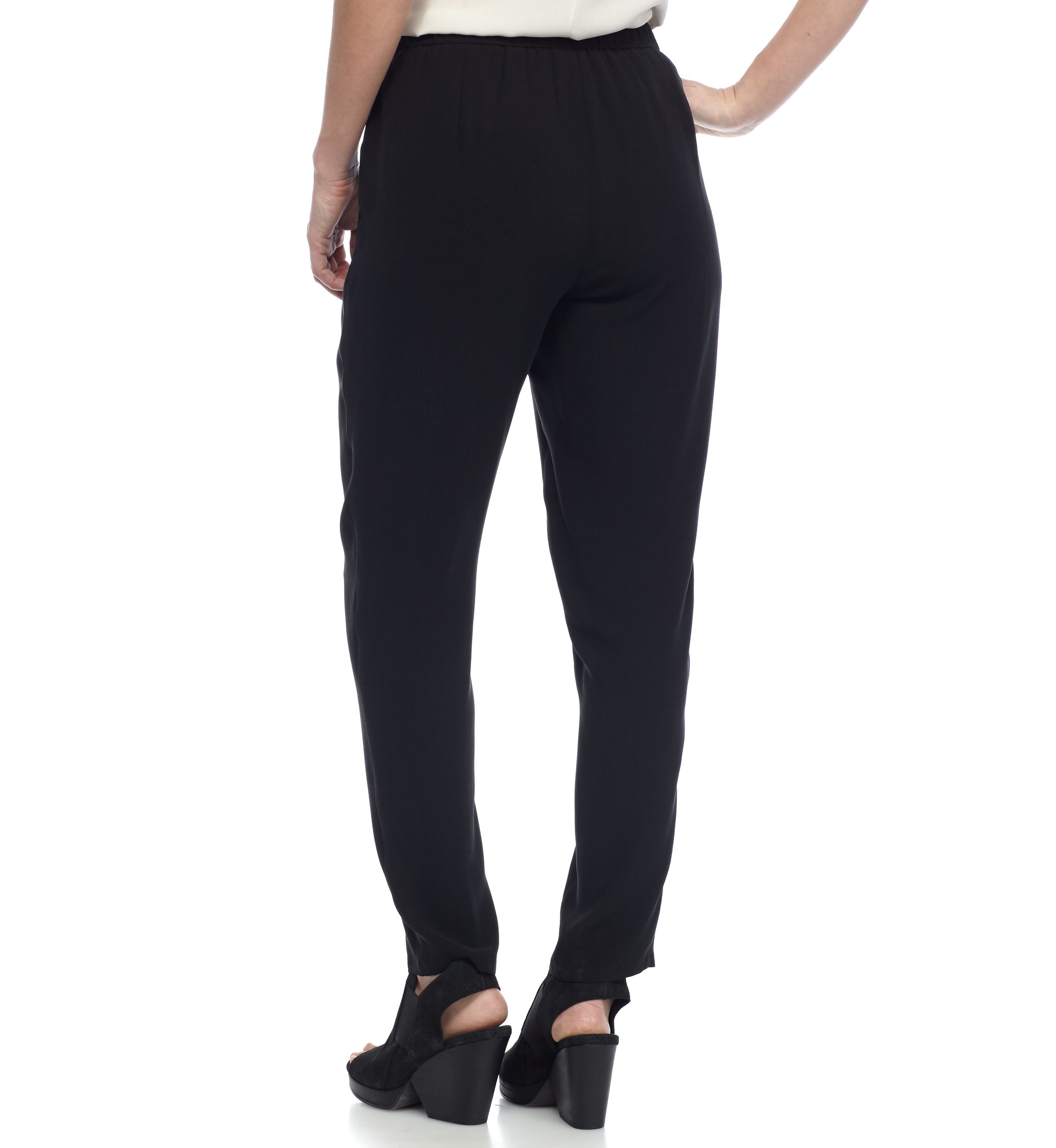 Womens Slouchy Ankle Pants 