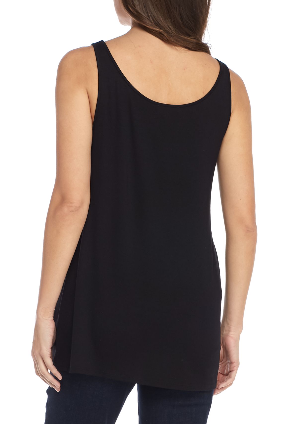 Scoop Neck Long Tank