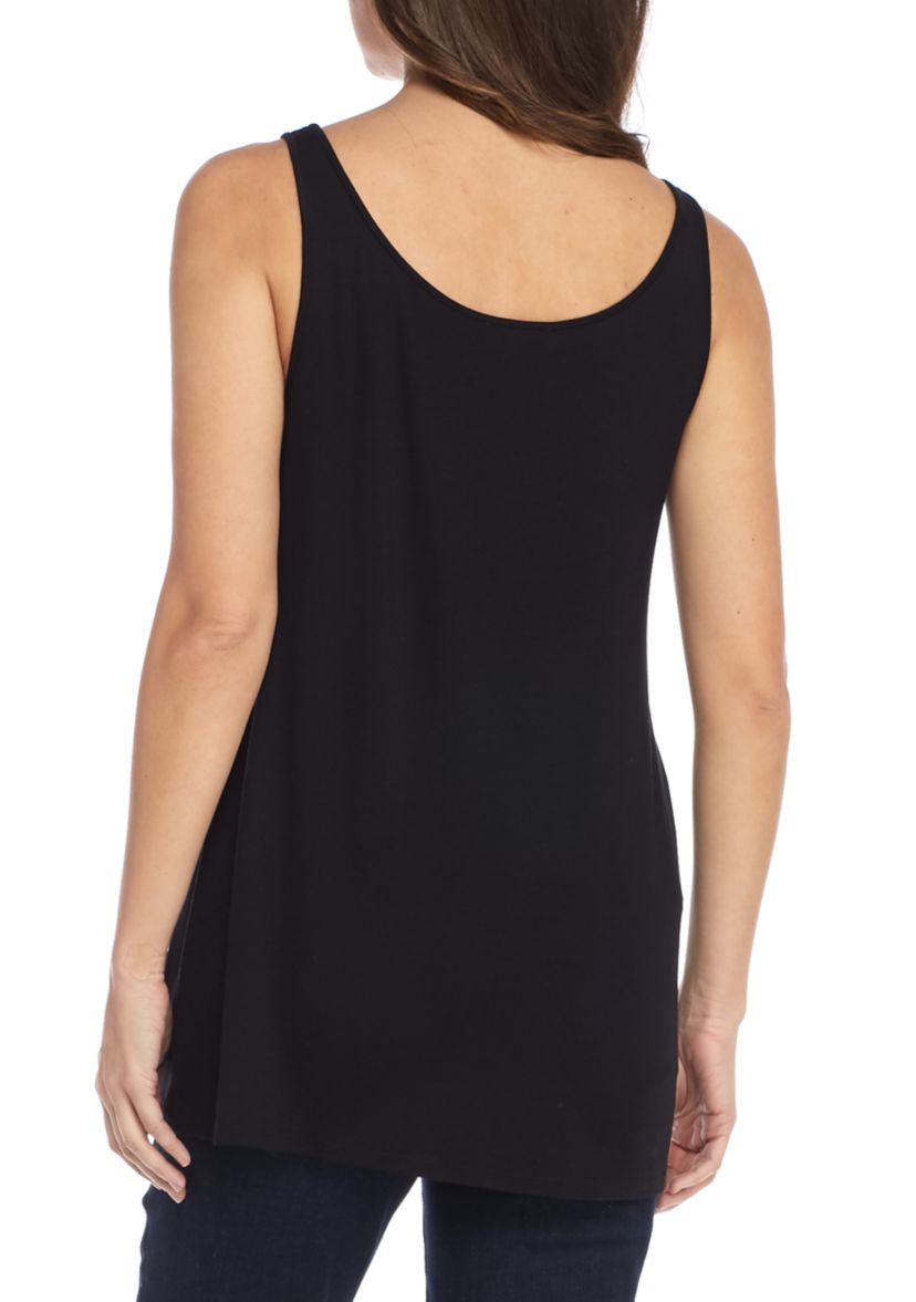 Scoop Neck Long Tank