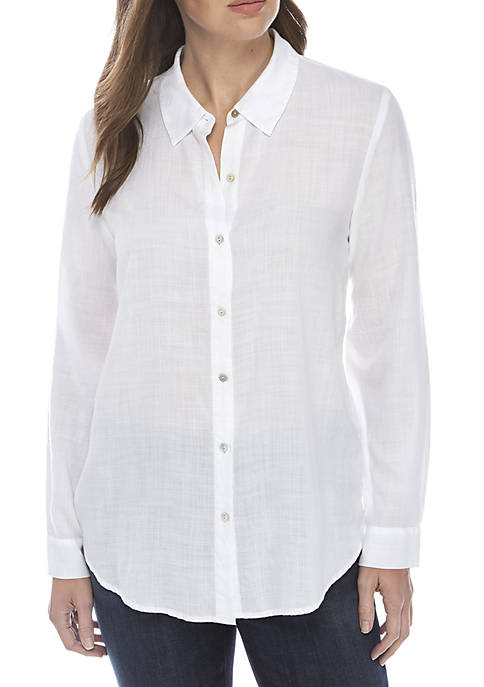 Eileen Fisher Classic Collar Shirt | belk