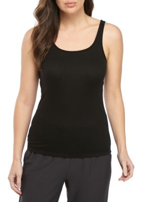 Eileen Fisher Scoop Neck Long Rib Tank | belk