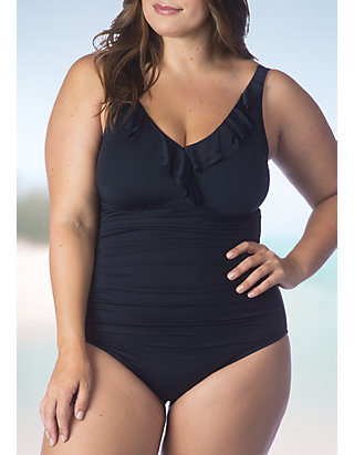 Lauren Ralph Lauren Plus Size Beach Club Solids Ruffle One Piece Swimsuit Belk 0:07 swimoutletgear 3 242 prosmotra. belk